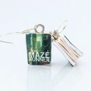 Maze Runner Mini Book Earrings